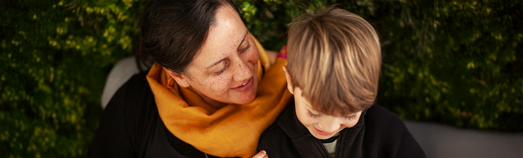 Lady and son